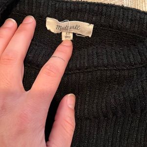 madewell tank ribbed tank top with tie size XS